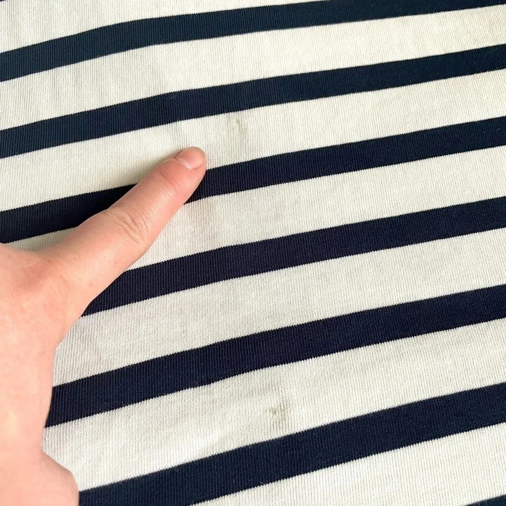 J.Crew High-Low Icon Navy Stripe Maxi Dress Size Small - Picture 6 of 6